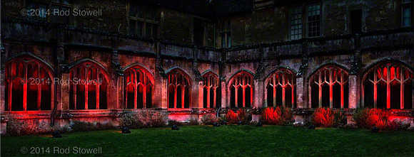 Cloister Garth in red