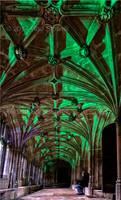 Cloister in green